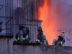 שריפה בצ'יינה טאון (חדשות 2) (צילום: חדשות 2)