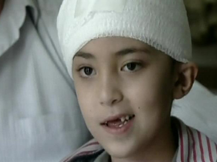 אוראל הילד שנפצע אנושות מטיל גראד (צילום: חדשות 2)