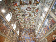 רומא: הקפלה הסיסטינית בוותיקן (צילום: Franco Origlia, GettyImages IL)