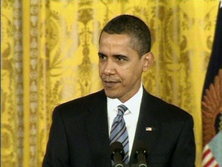 נשיא ארה"ב זועם (תמונת AVI: חדשות)