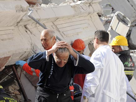 ההריסות באיטליה לאחר רעידת האדמה (רויטרס) (צילום: רויטרס)