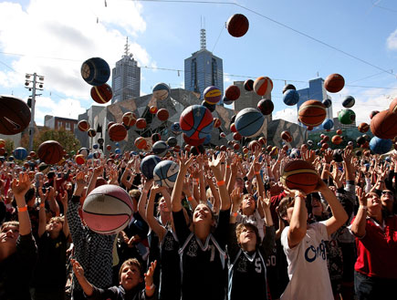 תחרות הקפצות באוסטרליה (צילום: Robert Prezioso, GettyImages IL)