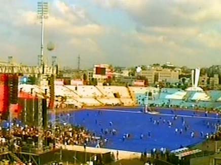 אצטדיון רמת גן, יהיה ריק גם מחר (צילום: חדשות 2)