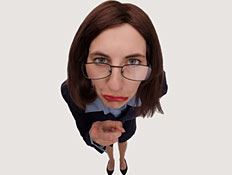 אישה עם משקפיים 2 (צילום: Sharon Dominick, Istock)
