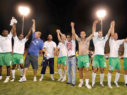 מבזק ספורט מכבי חיפה אלופת ליגת העל בכדורגל (צילום: ערוץ הספורט)