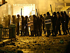 מהומות ברומא (צילום: רויטרס)