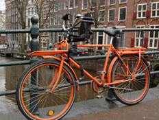 אופניים באמסטרדם (צילום: istockphoto)