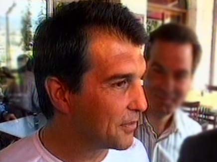 לה פורטה נשיא ברצלונה (צילום: חדשות 2)