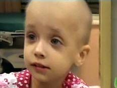 נויה ילדה חולת סרטן (צילום: חדשות 2)
