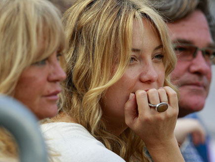 גולדי הון והבת שלה (צילום: Jared Wickerham, GettyImages IL)