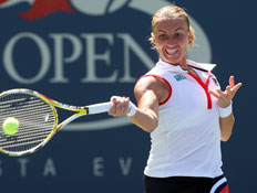 סווטלנה קוזנצובה ב-us open (צילום: Jim McIsaac, GettyImages IL)