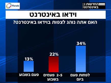 הרגלי צריכת הווידאו באינטרנט - סקר (צילום: פאנלס)