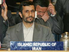 מחמוד אחמדינג'אד נשיא אירן (צילום: AP)