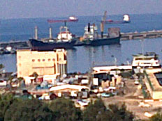 נמל אשדוד, היום (צילום: חדשות 2)