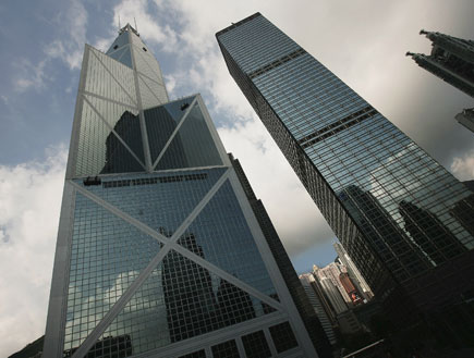 הבניין של בנק סין, הונג קונג (צילום: China Photos, GettyImages IL)