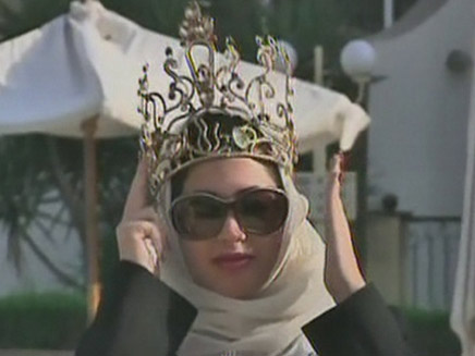 מלכת היופי של העולם הערבי, מוואדה נור (צילום: חדשות 2)
