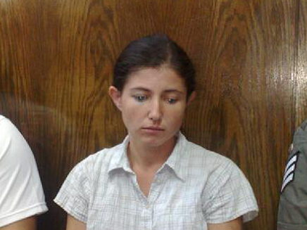 רגינה קרוצ'קוב שהטביעה את בנה בגיגית בבית המשפט המ (צילום: גלעד שלמור)