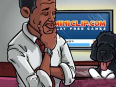 ברק אובמה במשחק מחשב (צילום: miniclip.com)