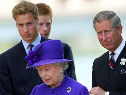 המלכה אליזבת' והחבר'ה (צילום: רויטרס)