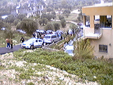 זירת הרצח בכפר נחף (צילום: פוראת נסאר)