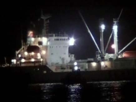 ספינה טבעה בלבנון (צילום: חדשות 2)