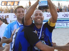 כדורגל חופים. מייצגים את ישראל (ONE) (צילום: מערכת ONE)