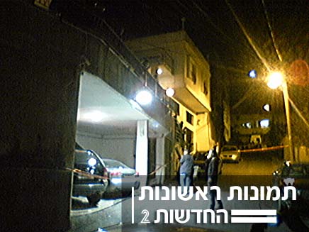 רימון על ביתו של ראש עיריית נצרת (צילום: פוראת נאסר)