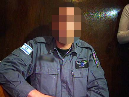 חייל מג"ב החשוד בהתעללות בפלסטינים (צילום: חדשות 2)