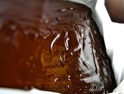פאדג' שוקולד בתבנית (צילום: דליה מאיר, קסמים מתוקים)