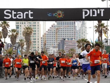 מרתון תל אביב בשנה שעברה (אמיר לוי) (צילום: מערכת ONE)