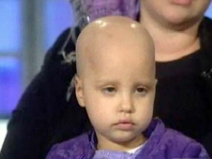 ילדה שזקוקה לתרומות עקב סרטן במוח (צילום: מתוך "אנשי היום" עם גדי סוקניק, באדיבות "רשת")