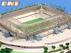 האצטדיון הכדורגל העתידי של ב"ש. יש למה לחכות (צילום: מערכת ONE)