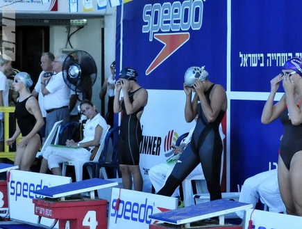 אליפות ישראל בשחיה (אלעד ירקון) (צילום: מערכת ONE)