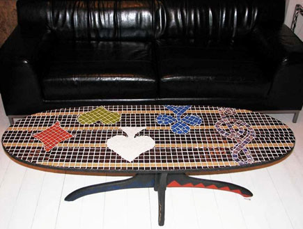 עיצובים לבית של אילנה אביטל - שולחן סול (צילום: mako)