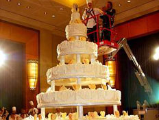 עוגת החתונה הגדולה בעולם (צילום: האתר הרשמי)