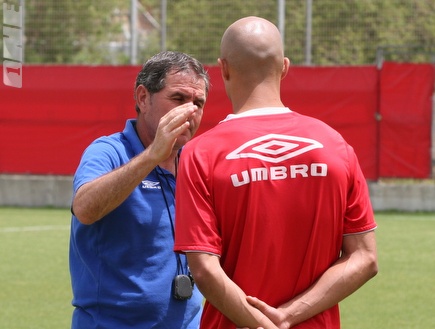 גוטמן ודה סילבה. התדרוך הטקטי יגיע ברגע האחרון (רועי גלדסטון) (צילום: מערכת ONE)