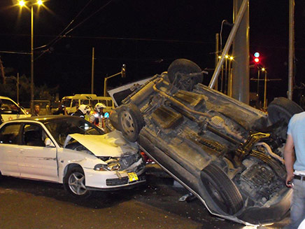 תאונת דרכים קטלנית בשפלה. ארכיון (צילום: יוסי פוקס - סוכנות הידיעות "חדשות 24")