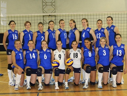 נבחרת כדורעף הנשים של ישראל. רוצה שתבואו לעודד (צילום: מערכת ONE)