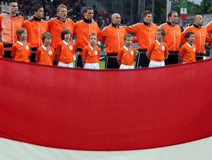 שחקני הנבחרת ההולנדית (GettyImages) (צילום: מערכת ONE)