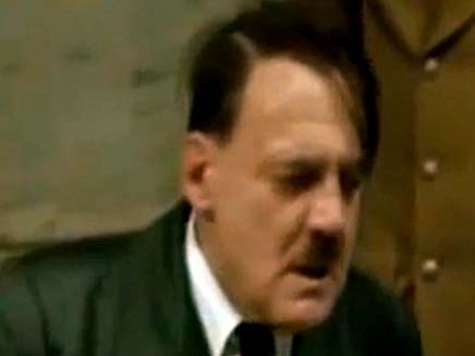 היטלר מתוך הסרט "הנפילה" (צילום: חדשות 2)