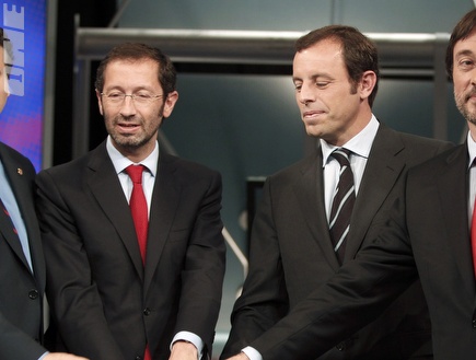מועמדים לנשיאות ברצלונה (רויטרס) (צילום: מערכת ONE)