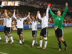 גרמניה חוגגת ניצחון גדול על אנגליה (GettyImages)
