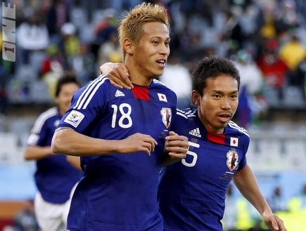 קייסוקה הונדה. התקווה של יפן לרבע הגמר (רויטרס) (צילום: מערכת ONE)