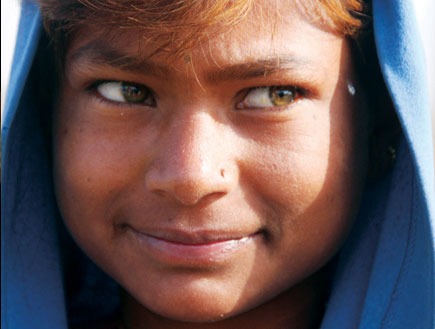 ילד קומבה מלה הודו (צילום: אריה דהן, טבע הדברים)