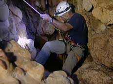 צפו בדני קושמרו מגלה מערות (צילום: חדשותל2)