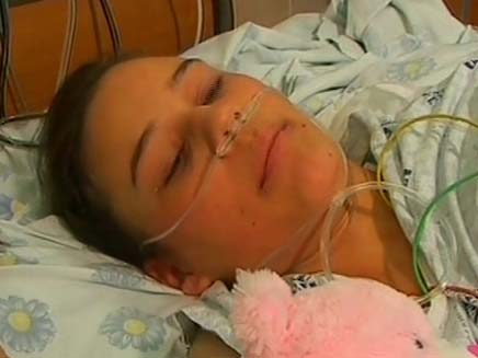 נטלי מדברת בבית החולים (צילום: חדשות 2)