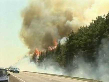 שריפות ענק ברוסיה (צילום: AP)