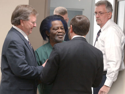 גיימס בראון בכלא (צילום: Getty Images, GettyImages IL)