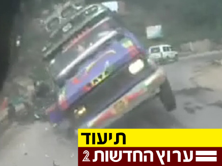 תיעוד התאונה (צילום: חדשות 2)