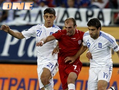 שחקני יוון כבר הפסידו נקודות בבית בטורניר (רויטרס) (צילום: מערכת ONE)